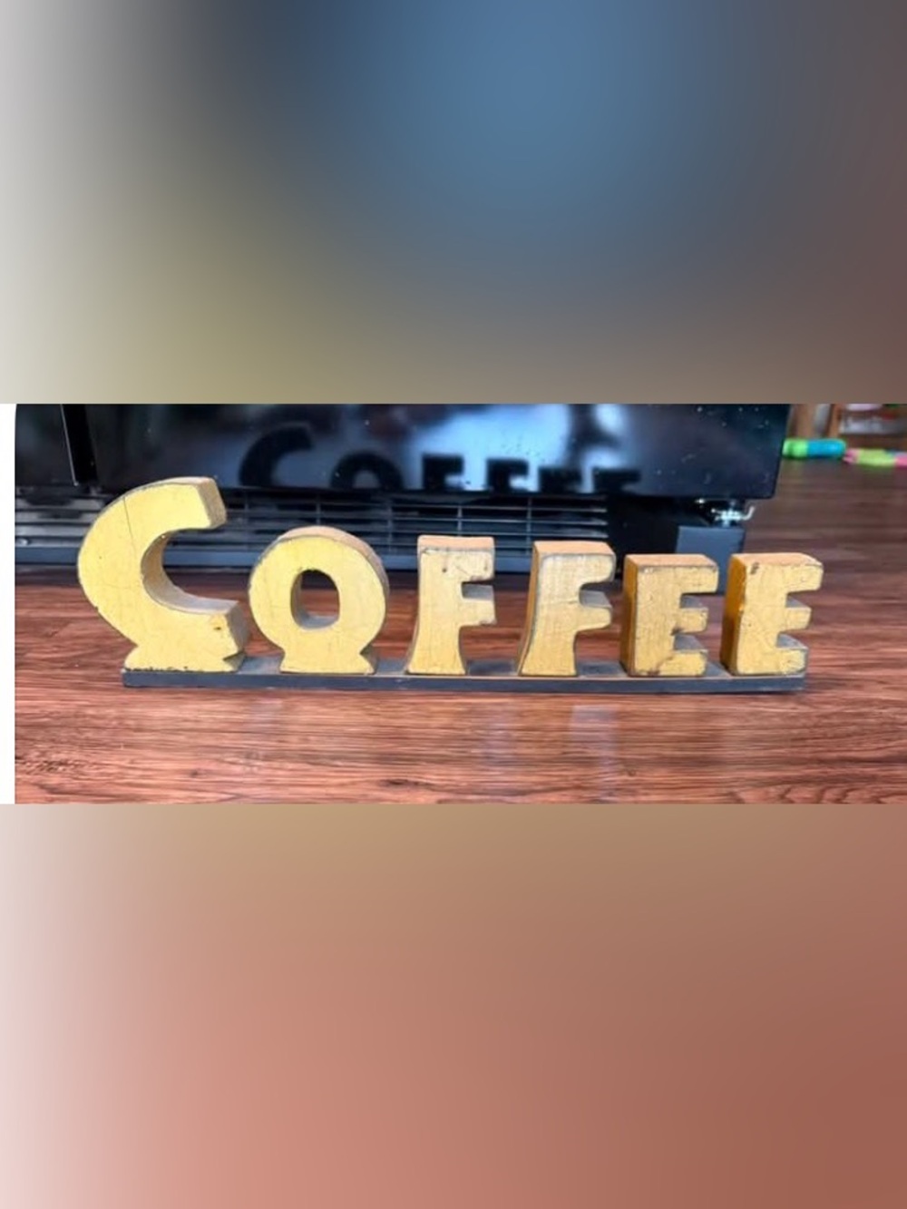 Gold Wooden Letter Decor for Home Office - Single Letter Accent